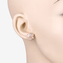 1.98 Carat Genuine Morganite 10K Rose Gold Earrings