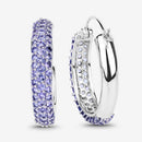 3.06 Carat Genuine Tanzanite .925 Sterling Silver Earrings