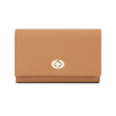 Luxury Leather Influencer-Style Womens Wallet With A Lock Closure