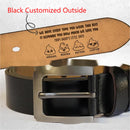 Father's Day Vintage Men's Pin Buckle Belt