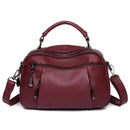 Multi-layered PU Handbag Tote And Crossbody Small Square Bag