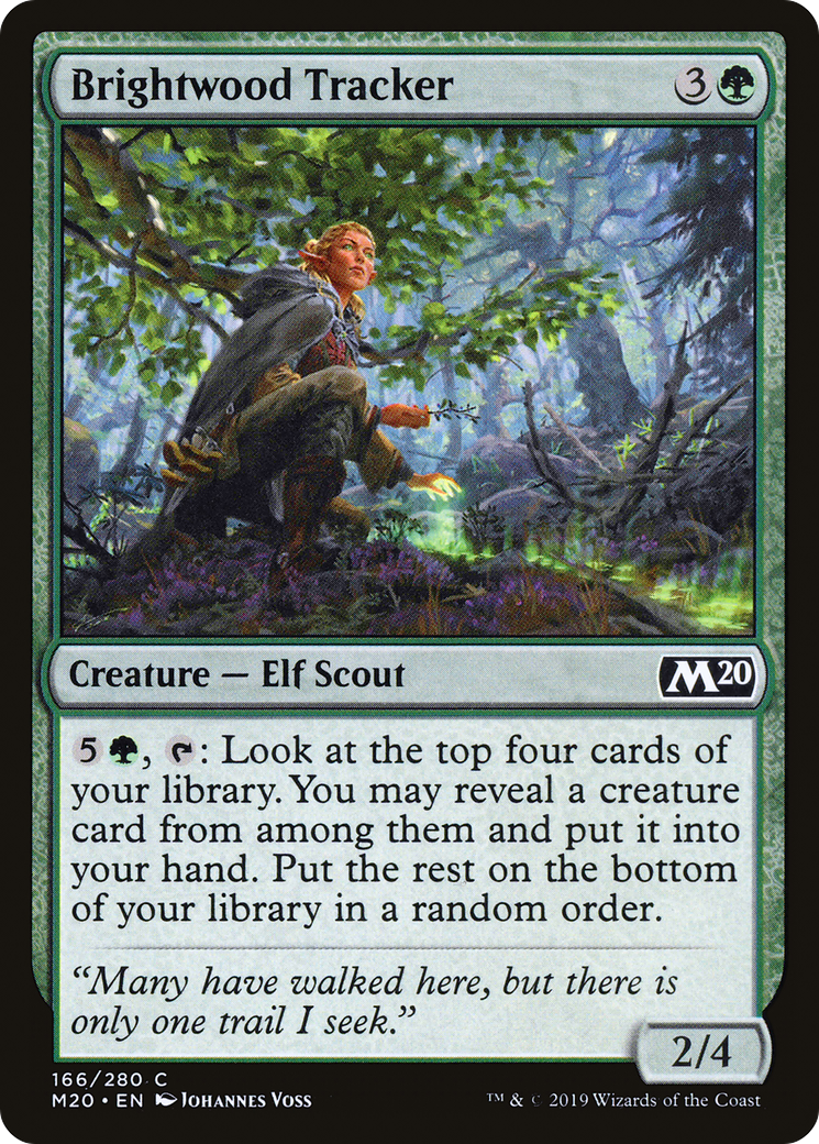 Brightwood Tracker (M20-166) - Core Set 2020 Foil