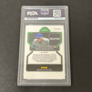 2022 Panini Prizm Draft Picks Black Prizm  #PDP75 Nick Morabito signed card PSA