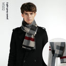 Simple Plaid Artificial Cashmere Warm Scarf