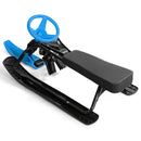 Kids Snow Sand Grass Sled w/ Steering Wheel and Brakes