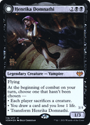 Henrika Domnathi // Henrika, Infernal Seer (PRE-119) - Innistrad: Crimson Vow Promos: (Double Faced Transform) Foil