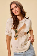SO ME Flying Duck Sweater Top