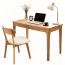 Solid Wood Desk with Drawers for Home Office