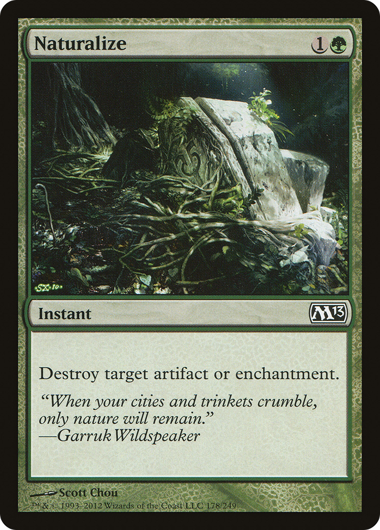 Naturalize (M13-178) - Magic 2013 Foil