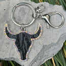 Retro Western Style Handbag Pendant Keychain