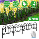 Garden Edging Border Panels 10-Pack with Rotatable Connectors