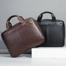 Large Capacity Men's Cowhide Briefcase