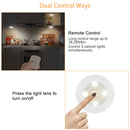 3 Pack LED Closet Lights Wireless Puck Lights w/ 26FT Remote Control Timer Dimmable Battery Operated Stick On Taps Lights for Cabinet Kitchen Stairs