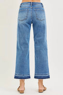 RISEN Full Size Slouchy Cropped  Boyfriend Jeans Plus Size