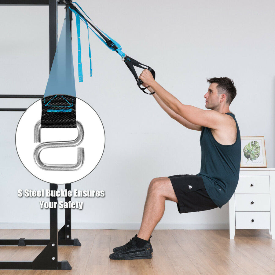 Bodyweight Fitness Resistance Adjustable Straps with Bag