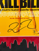 Quentin Tarantino Signed Custom Framed Kill Bill Movie Poster PSA Autographed