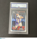 2024 Series One #121 Bailey Ober signed card PSA Auto Authentic Twins