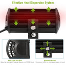 7" LED Light Bar 120W 12000LM LED Work Light Pods Offroad Driving Lights IP67 Waterproof Fog Light Spot Flood Beam for Jeep Trailer Truck Bus Boat