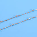 Round Beads Beanie Spacer Beads Choker Necklace