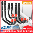6 Packs Garage Storage Hooks 22lbs Load Bike Bicycle Hooks Heavy Duty Utility Hooks Wall Hanger Rack For Garage Basement Shop Ladder