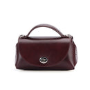 Retro-style Elegant Genuine Leather Tote And Crossbody Bag