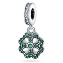 Lucky U-shaped Horseshoe Clover Pendant