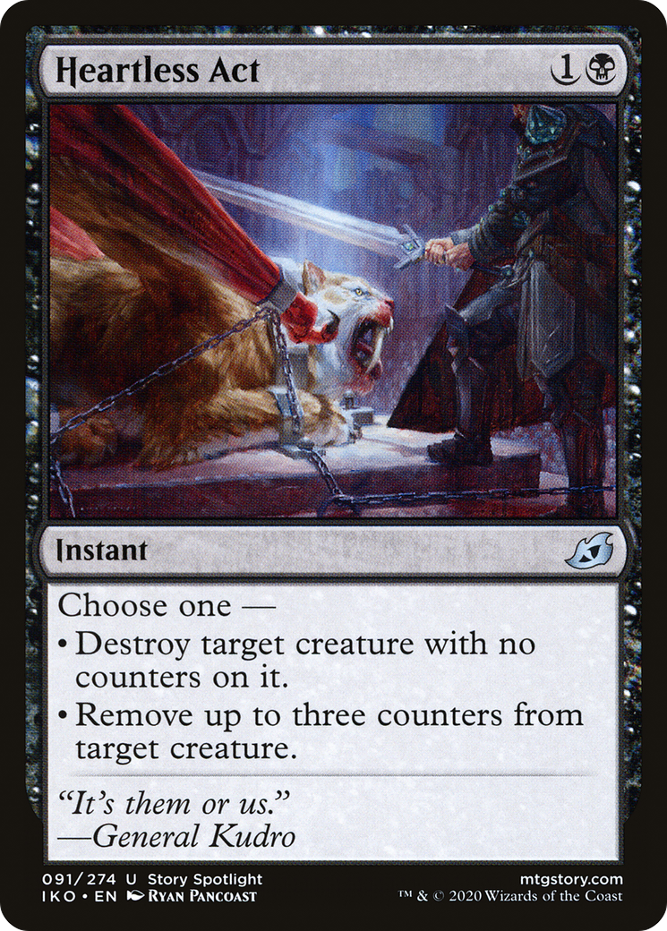 Heartless Act (IKO-091) - Ikoria: Lair of Behemoths Foil