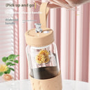 Magnetic Tea Infuser Glass Cup