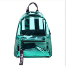 Large Capacity PVC Transparent Backpack Fashion Women Waterproof