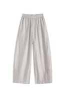 Versatile Loose Wide-leg Cropped Pants For Women
