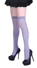 Solid-color Thigh-high Stockings For Halloween Party Costumes And Props