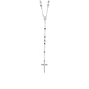Rosary Chain and Large Bead Necklace in Sterling Silver