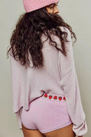 Knitted Low Waist Sports Shorts