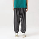Trendy Ice-feeling Draping Effect Laced Pants