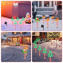 5PCS Christmas Pathway Lights with 8 Modes & Waterproof Design