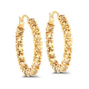 4.80 Carat Genuine Citrine .925 Sterling Silver Earrings