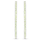 3.50 Carat Genuine Peridot .925 Sterling Silver Earrings
