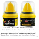 Leather Shoe Polish Sponge: Black, Brown, Natural, Colorless
