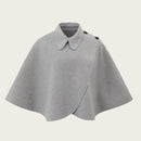Versatile Loose-Fit Womens Knitted Cape