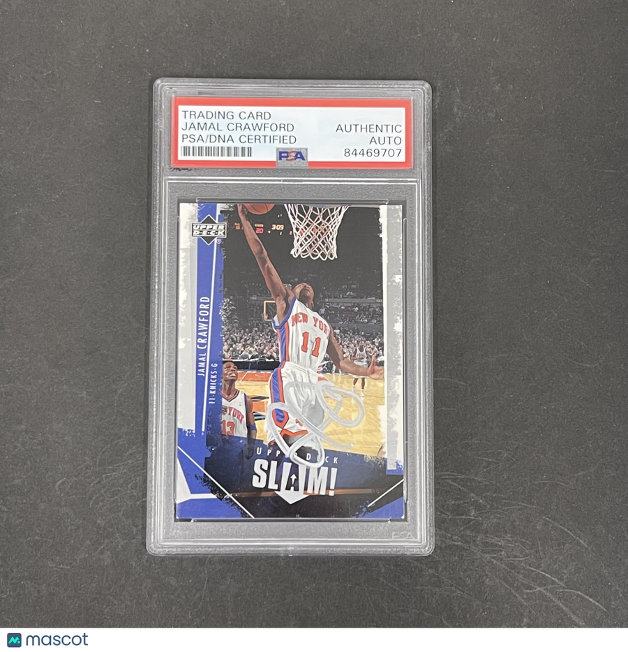 2005 Upper Deck SLAM!#58 Jamal Crawford Signed Card PSA Autographed