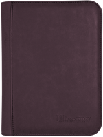 Ultra PRO: 4-Pocket Premium Zippered PRO-Binder - Suede Collection (Amethyst)