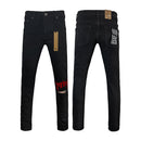 Straight Ripped Stretch Casual Men's Jeans
