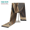 Men's Winter Warm Striped Business Scarf