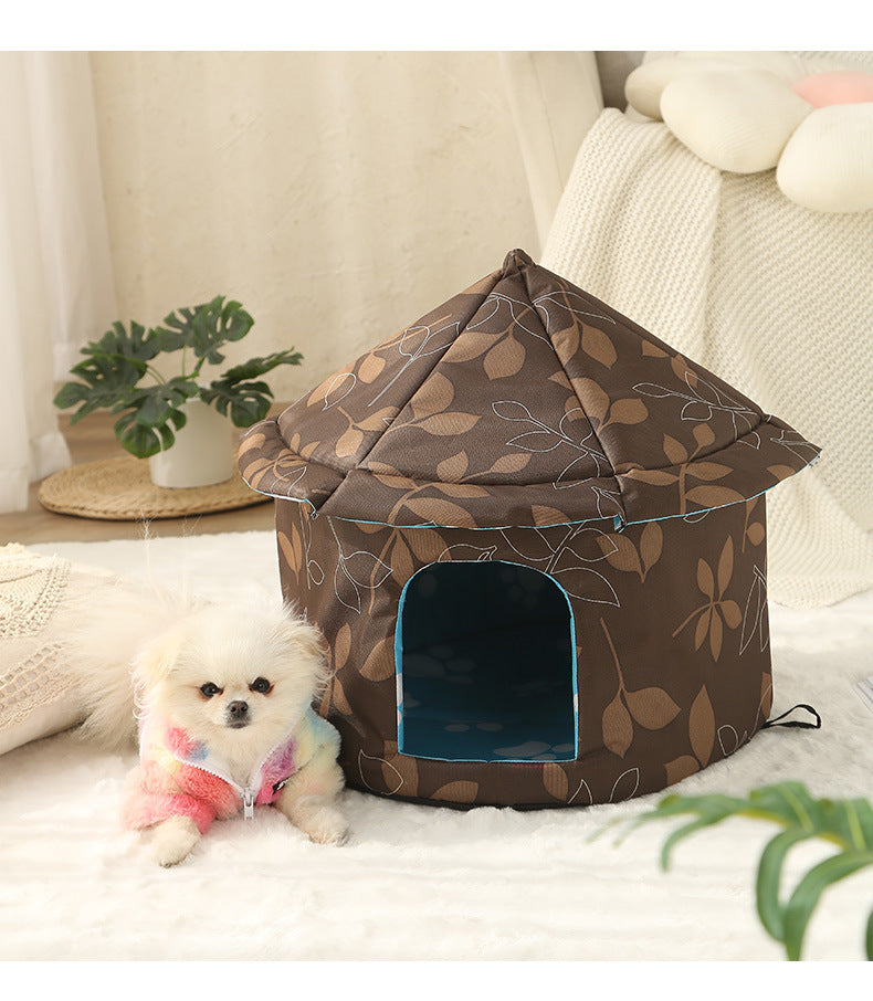 Outdoor Waterproof Pet Nest Cold Proof Tent