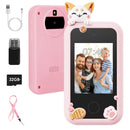 Kids Toy Smartphone Dual Camera Phone Touchscreen Learning Toy with Shockproof Cartoon Case Torch 16 Games ABC Learning for Boys Girls Aged 3+