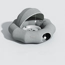 Round Cat Tunnel Nest Bed With Partial Cover And Summer Mat