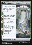 Azusa's Many Journeys // Likeness of the Seeker (NEO-172) - Kamigawa: Neon Dynasty: (fandfc, enchantment) Foil
