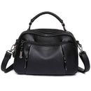 Multi-layered PU Handbag Tote And Crossbody Small Square Bag