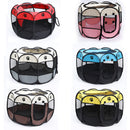 Octagonal Cage Fence Pet Cloth Tent Easy Storage Cat Nest