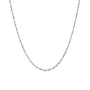10k White Gold Singapore Chain 1.0mm